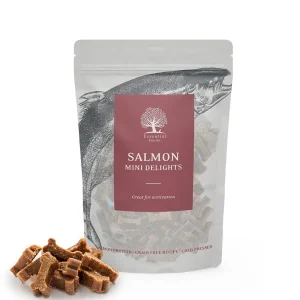 ESSENTIAL SALMON MINI DELIGHTS, bez žitarica, poslastica, losos, 100 g
