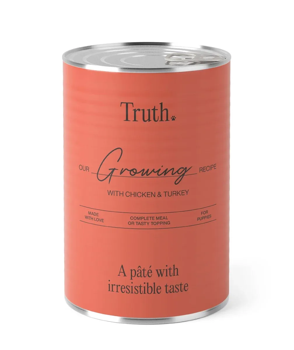 ESSENTIAL Truth Growing, piletina s puretinom, za štence, 400g