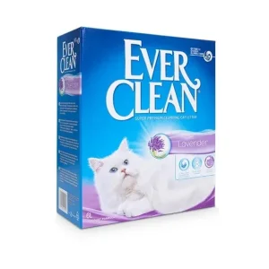 EVER CLEAN Lavander, grudajući mineralni pijesak za mačke, mirisni