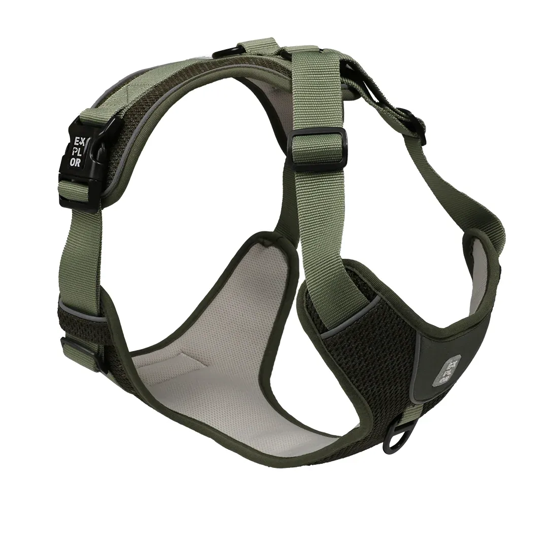 EXPLOR Ultimate Fit No-Pull harness Classic Undercover green