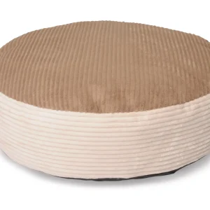 FABOTEX Jastuk Pouf Velvet Cream bež, 65cm x h16cm