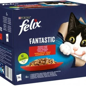 FELIX Fantastic, odabrani okusi sela, multipack 24x85g