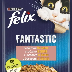FELIX Fantastic, s lososom u želeu, 85g