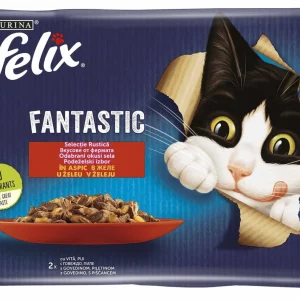 FELIX Fantastic vrećica govedina/piletina 4x85g