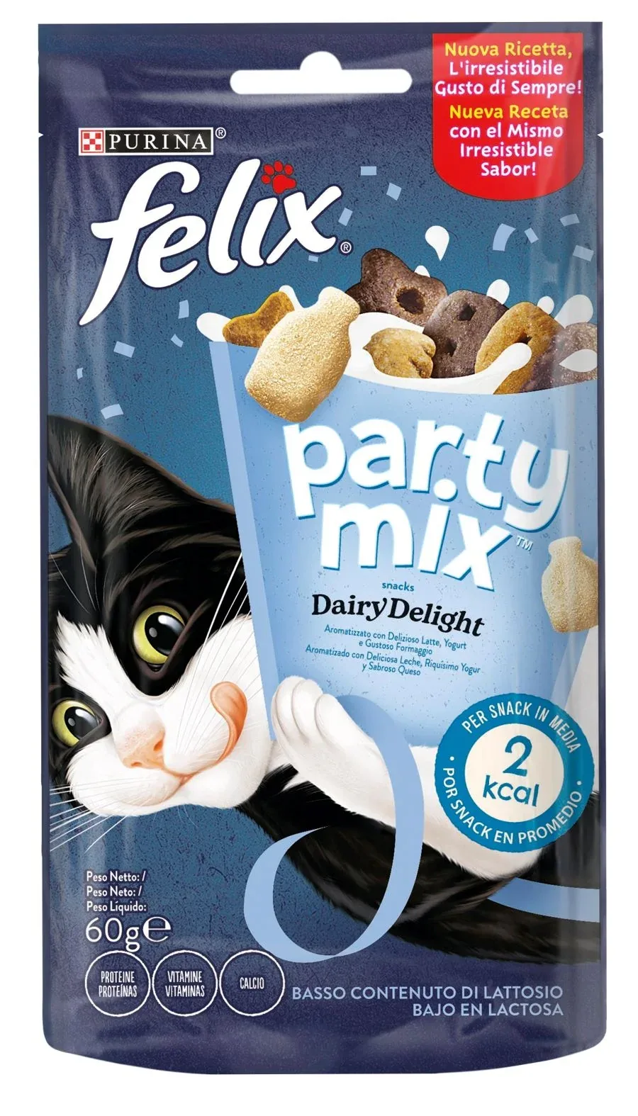 FELIX Party Mix Dairy Delight, poslastica s dodatkom mlijeka, jogurta i sira 60g