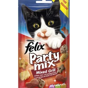 FELIX Party Mix Grill, poslastica s okusom govedine, piletine i lososa, 60g