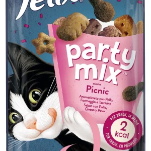 FELIX Party Mix Picnic, poslastica s piletinom i dodatkom puretine i sira, 60g