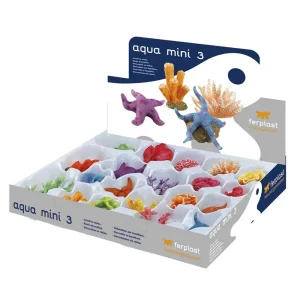 FERPLAST Akvarijski ukras Mini Koralj, razni oblici, 7x3,5xh6,5cm