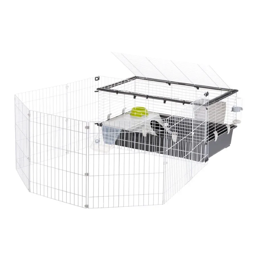 FERPLAST Kavez za kuniće i zamorčiće Parkhome 100, s ogradom, 95x177,5xh56cm