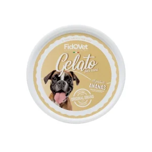 FIDOVET Gelato Sladoled za pse, s okusom ananasa, 40g