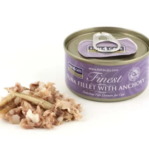 FISH4CATS Konzerva Tuna s inćunima 70g