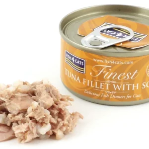 FISH4CATS Konzerva Tuna s lignjama 70g
