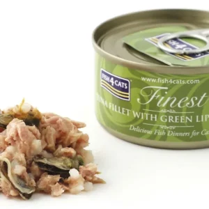 FISH4CATS Tuna s zelenousnim dagnjama 70g