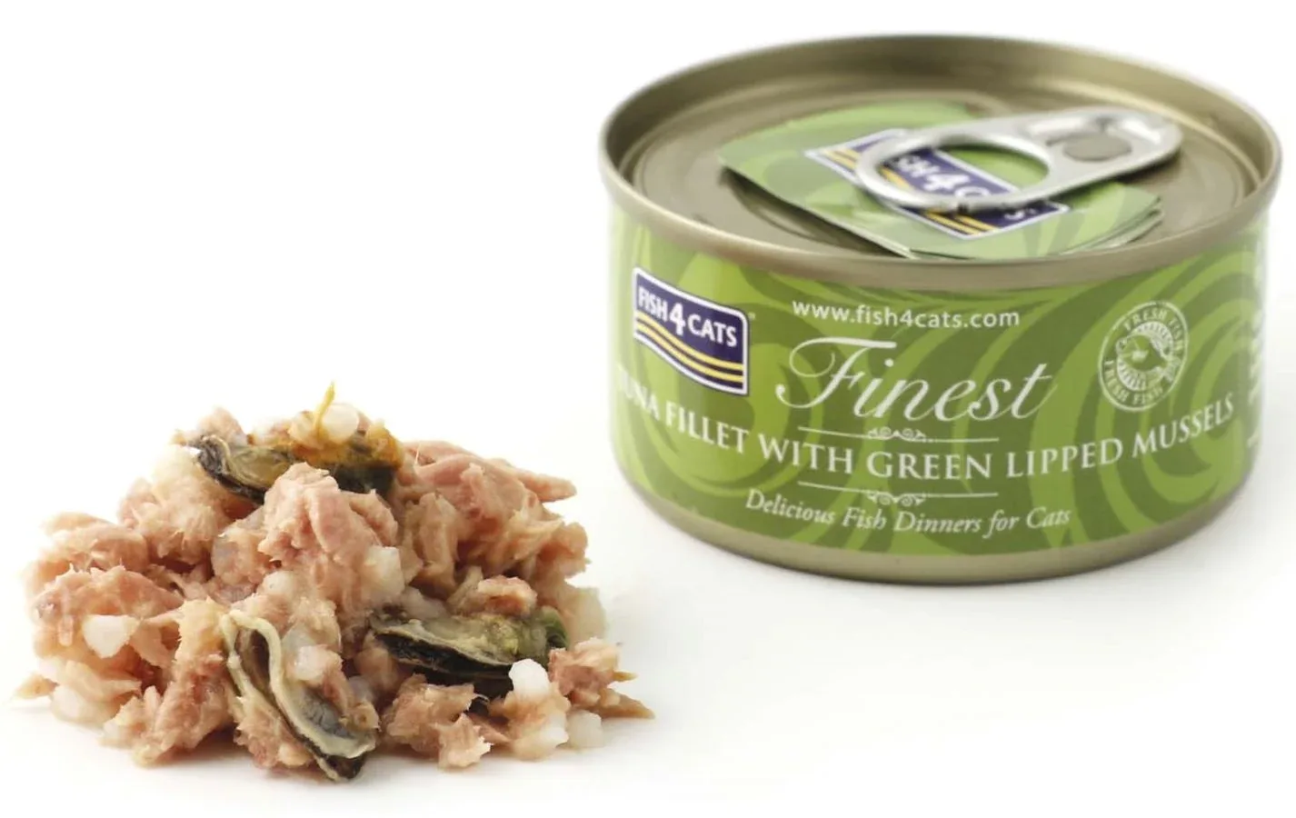FISH4CATS Tuna s zelenousnim dagnjama 70g - Image 2