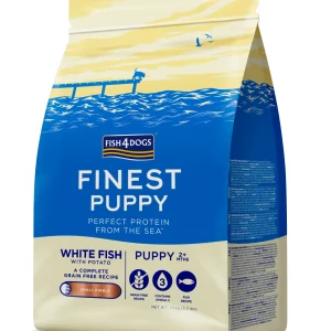 FISH4DOGS Finest Small PUPPY, bijela riba i krumpir, bez žitarica, 1,5kg
