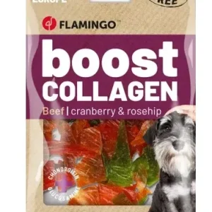 FLAMINGO Boost Chips, s govedinom i kolagenom, poslastica za pse, 60g