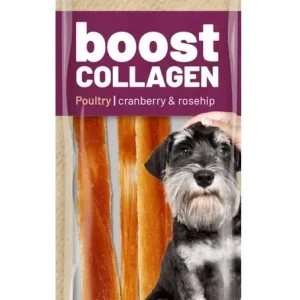 FLAMINGO Boost Strips, s piletinom i kolagenom, poslastica za pse, 60g