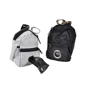 FLAMINGO Gray&Black dispenzer vrećica za izmet i poslastica, 1rola*15vrećica