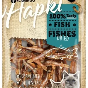 FLAMINGO Hapki sušene ribice, poslastica za mačke, 50g