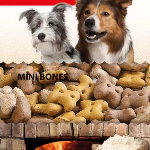 FLAMINGO Hrskavi biskviti za pse Bones mini, 500g