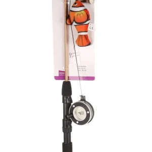 FLAMINGO Igračka za mačke Štap za pecanje, s ribom klaun, 41cm