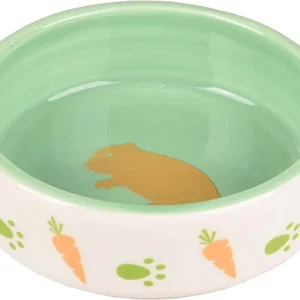 FLAMINGO Keramička zdjelica Aila, motiv mrkvice i hrčak, 100ml, promjer 8,5cm