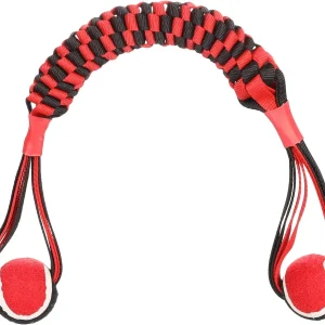 FLAMINGO Movas Konopac s teniskim loticama, crveno - crni, 55cm