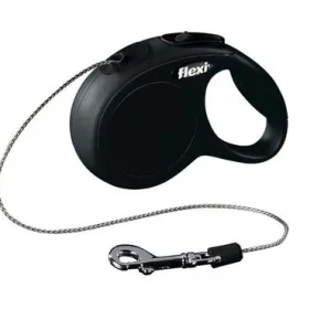 FLEXI Vodilica na regulaciju New Classic, žica Small, 5m, do 12kg, crna