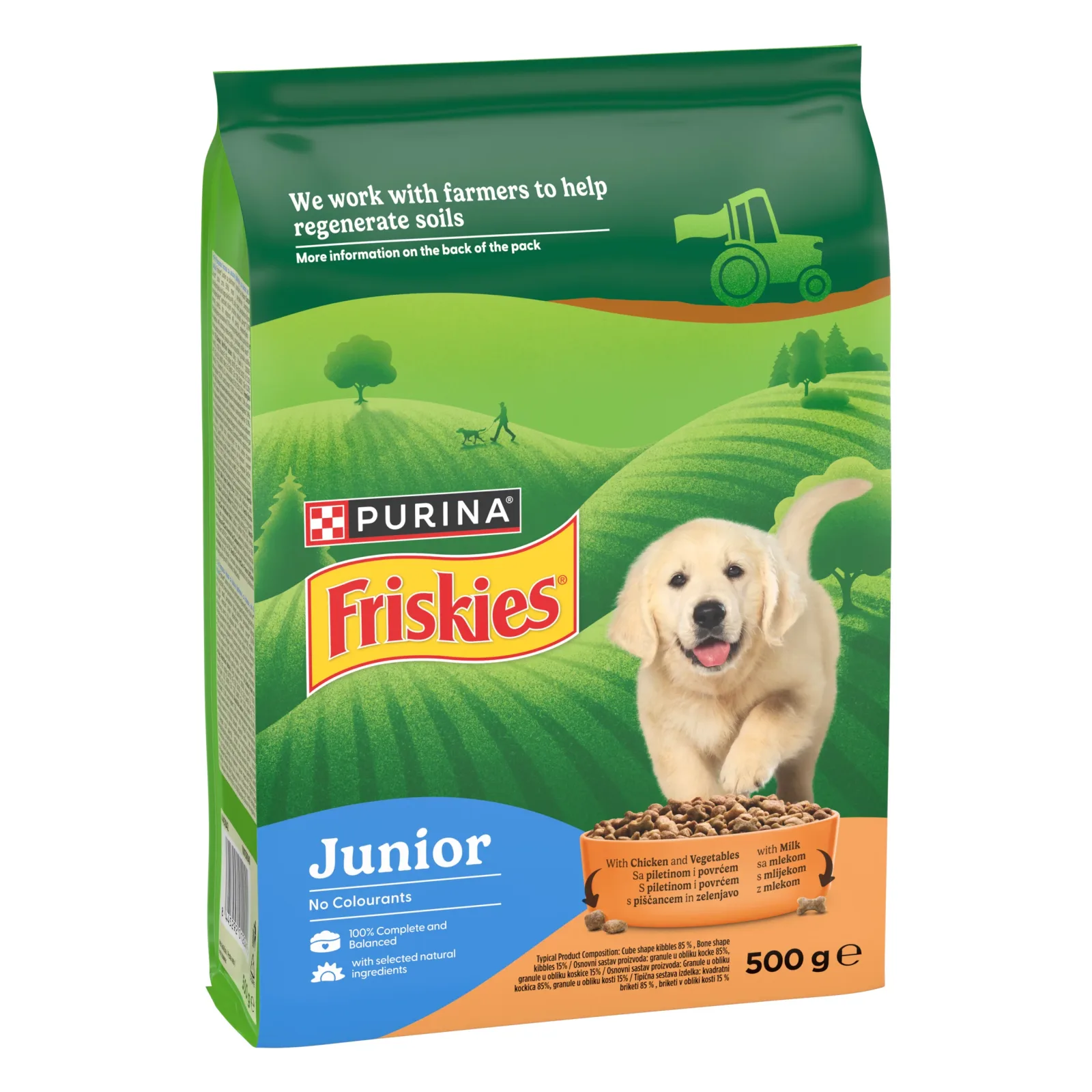FRISKIES JUNIOR, s piletinom, 500g