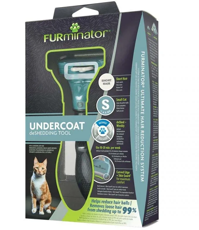FURminator S za male mačke kratke dlake (<4,5kg)