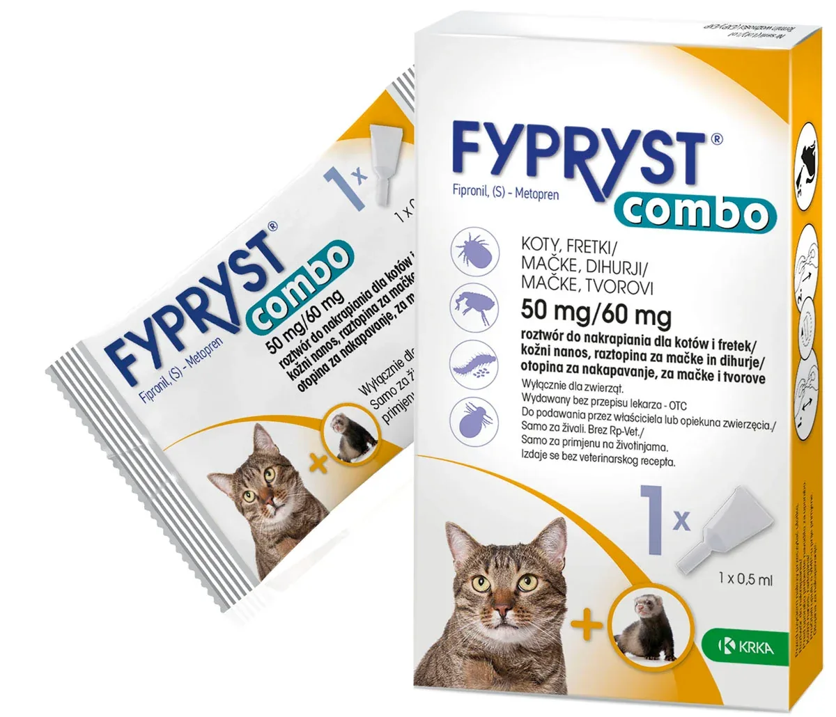 FYPRYST® Combo (Krka) ampula SpotOn za mačke i tvorove 0,5ml, 1kom