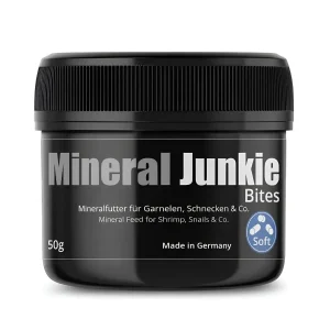 GlasGarten Mineral Junkie Bites, mineralni zalogaji za škampe, 50g