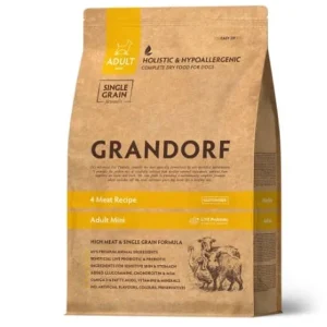 Grandorf 4 vrste mesa za odrasle pse malih pasmina 3kg | Hrana za Pse