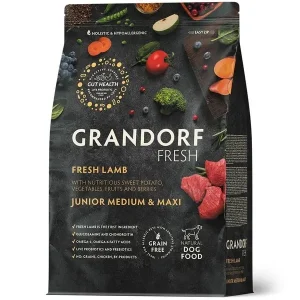 Grandorf Fresh Junior janjetina za pse srednjih i velikih pasmina 3kg | Hrana za pse | Petline