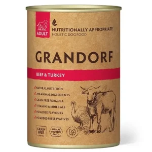 Grandorf govedina i puretina 400g | Mokra hrana za pse | Petline