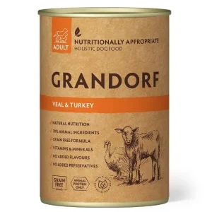 Grandorf teletina i puretina 400g | Mokra hrana za pse | Petline