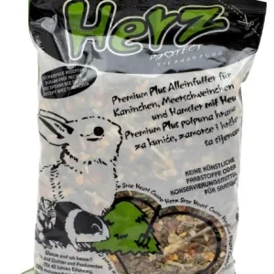 HERZ PROTECT Premium plus hrana za zamorce, kuniće i hrčke sa sijenom, 1kg