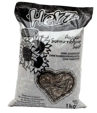 HERZ PROTECT Suncokret, dopunska hrana za sve vrste ptica i glodavaca, 1kg