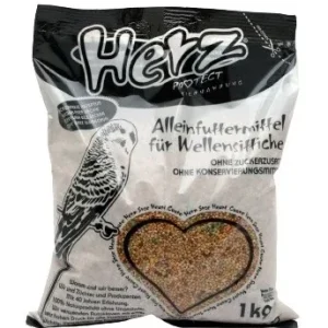 HERZ PROTECT Tigrica, potpuna hrana za male papige, 1kg