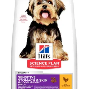 HILL's Canine Small/Mini Sensitive Skin&Stomach s piletinom 1,5kg