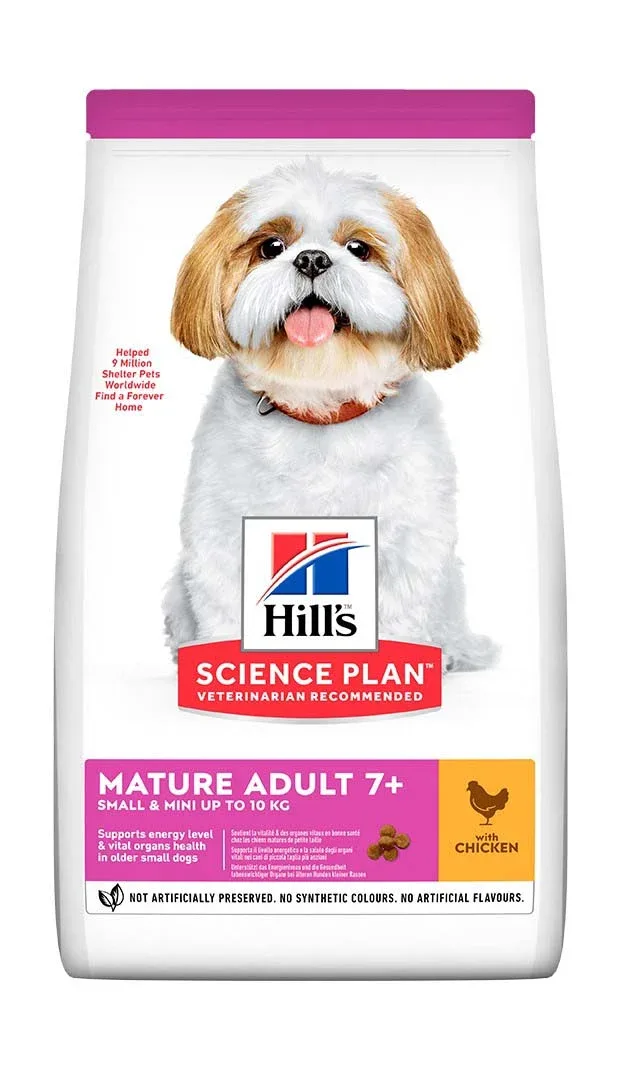 HILL's MATURE 7+ Small/Miniature Piletina, 1,5kg