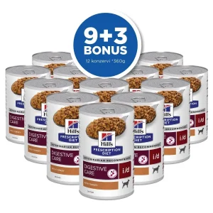 Hill's PD i/d Dig.Care, kof gastrointestinalnih poremećaja, 360g, 9+3 BONUS