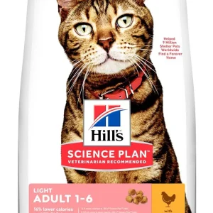 HILL's Science Plan Adult Light, bogato piletinom, 1,5kg