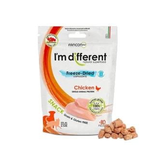 I'M DIFFERENT Freeze Dried, monoprotein piletina, poslastica bez žitarica, 40g