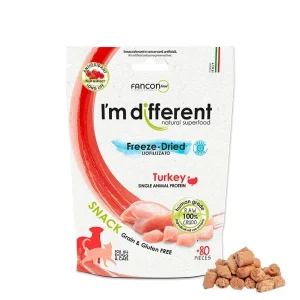 I'M DIFFERENT Freeze Dried, monoprotein puretina, poslastica bez žitarica, 40g