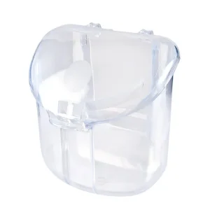 IMAC Hranilica za krletke za ptice Star prozirna 8x8,5x8,5cm