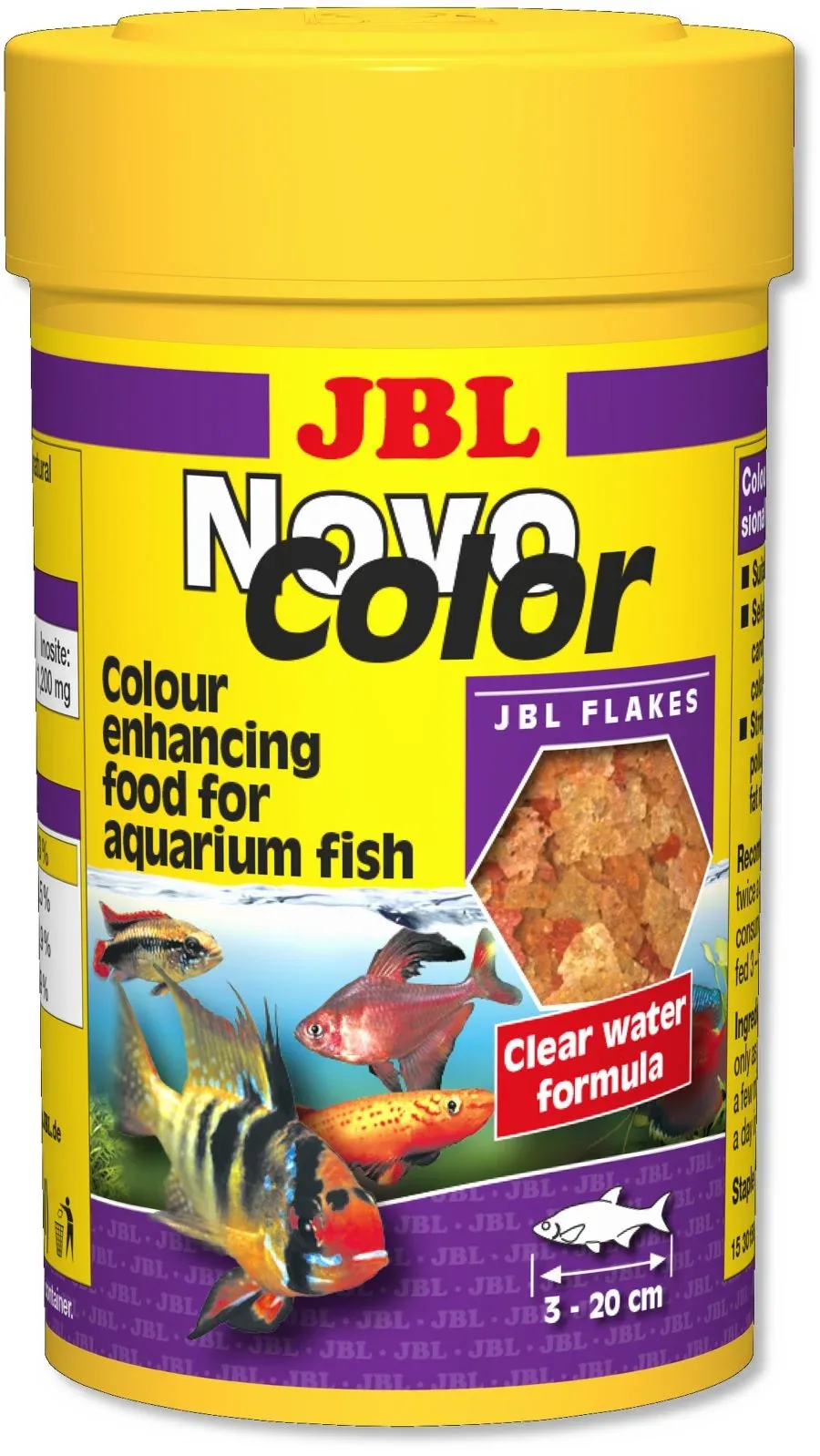 JBL NovoColor - hrana u listićima za intenzivniju boju akvarijskih ribica 100ml