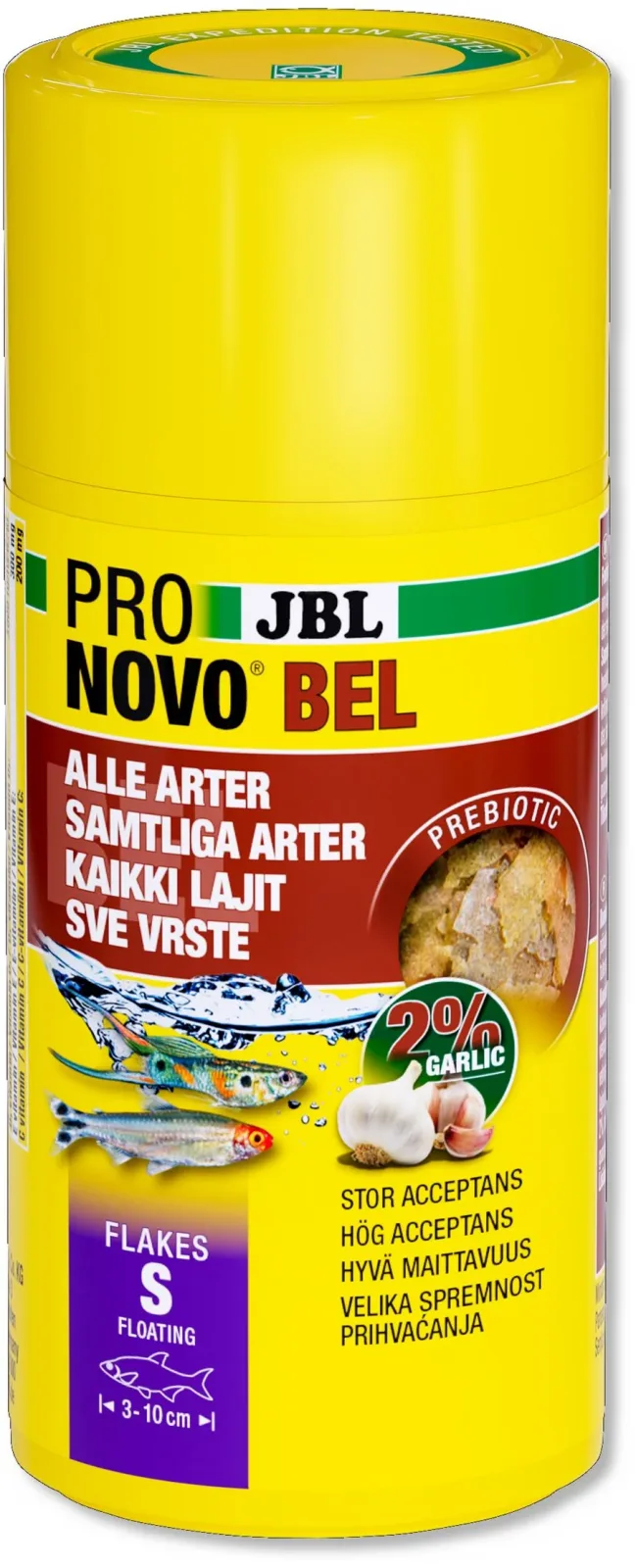JBL ProNovoBel Flakes S - osnovna hrana za sve vrste malih akv. ribica 100ml