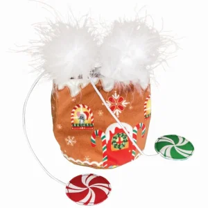 KONG Igračka za pse Holiday Puzzlements Hideaway Gingerbread 10,16x10,80x10,80cm