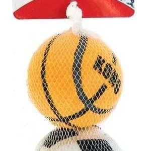 KONG Igračka za pse Sport Balls 2 kom, zvučna, 8,26x8,26x8,26 cm